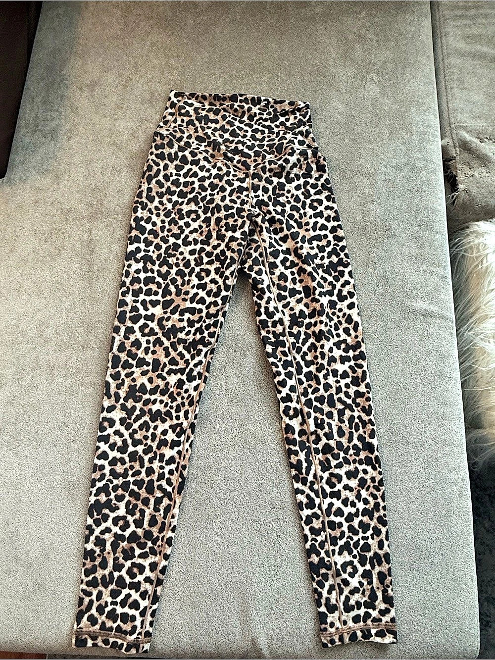 Fabletics Leopard Print Leggings Like New
